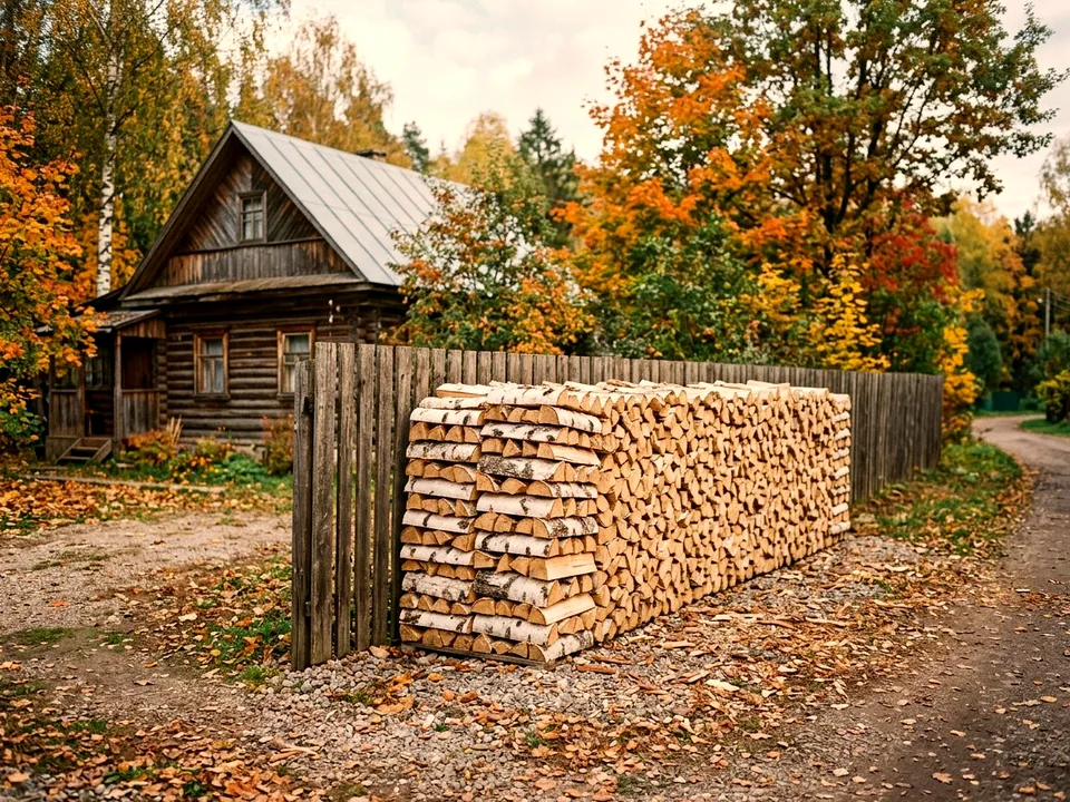 Дуб + укладка в дровник, Наро-Фоминск, проезд Кооперативная, 20